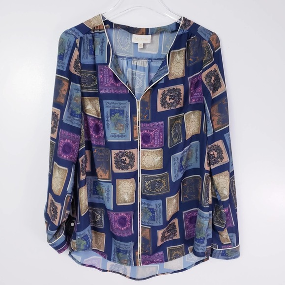 Modcloth Tops - Modcloth Podcast Co Host Fairytale Book Blouse
